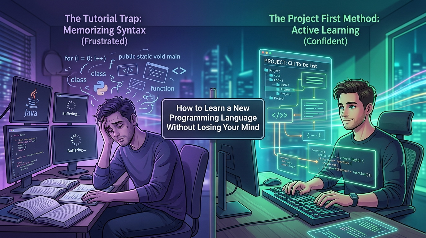 How to Learn a New Programming Language Without Losing Your Mind